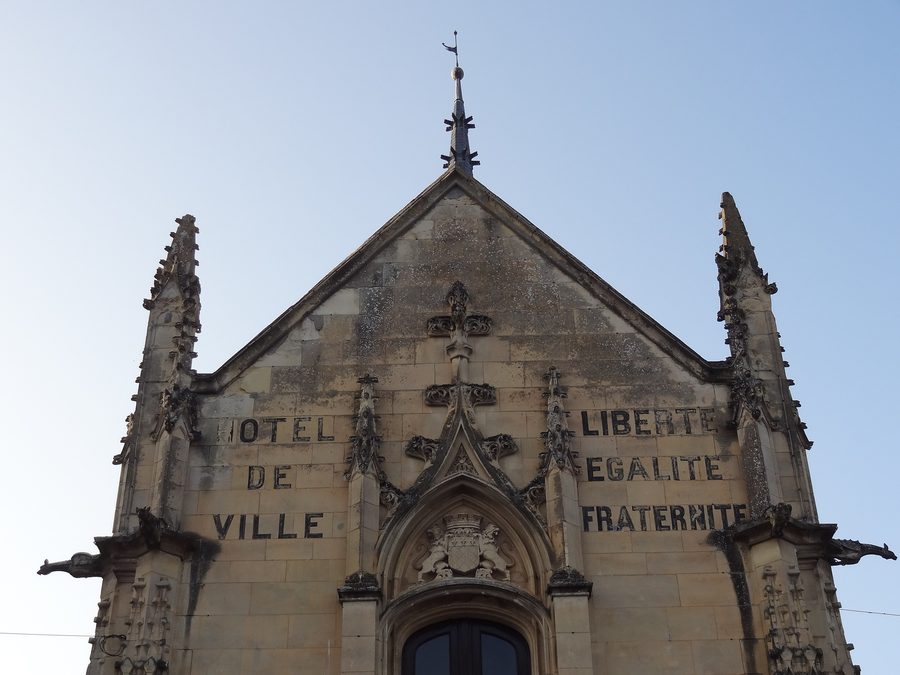 Rathaus von Breteuil im Département Eure