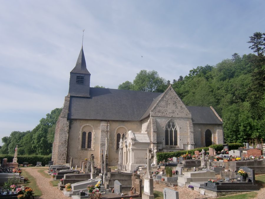 Pfarrkirche von Manneville-la-Raoult im Département Eure in der Normandie
