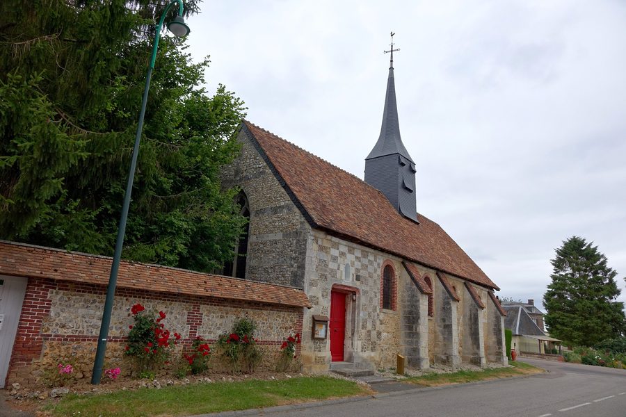 Église Saint-Nicolas in La Haye-de-Calleville im Département Eure