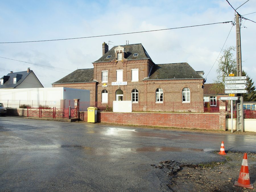 Rathaus von Sommery im Département Seine-Maritime