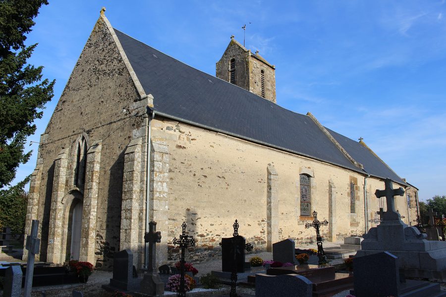 Église Saint-Cyr et Sainte-Julitte in Céaux im Département Manche