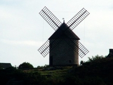 Mühlen in der Normandie: Windmühlen