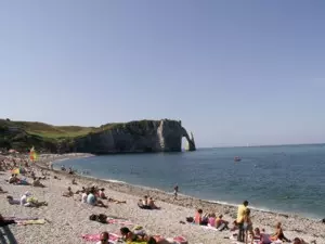 Strand Etretat Textil